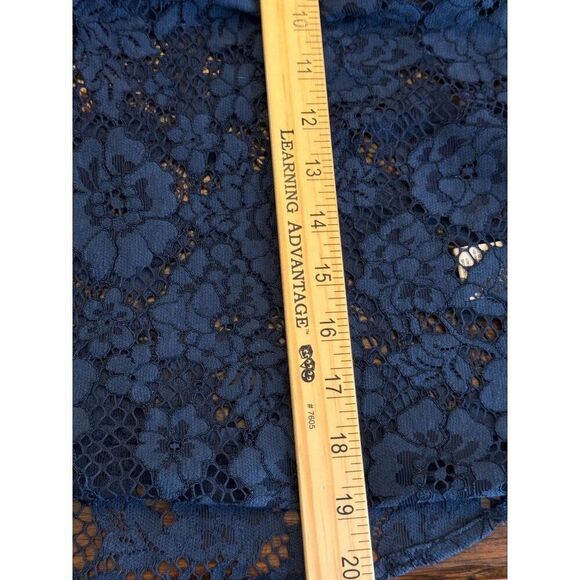 NWT Free People Womens Halter Lace Top Sweet Meadow Dreams In Blue Sz S - Picture 11 of 11